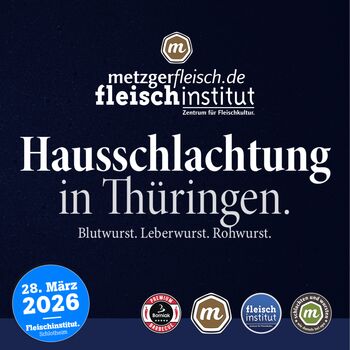 Hausschlachtung in Thüringen | Wurstherstellung für jedermann. Basis-Seminar im Fleischinstitut.