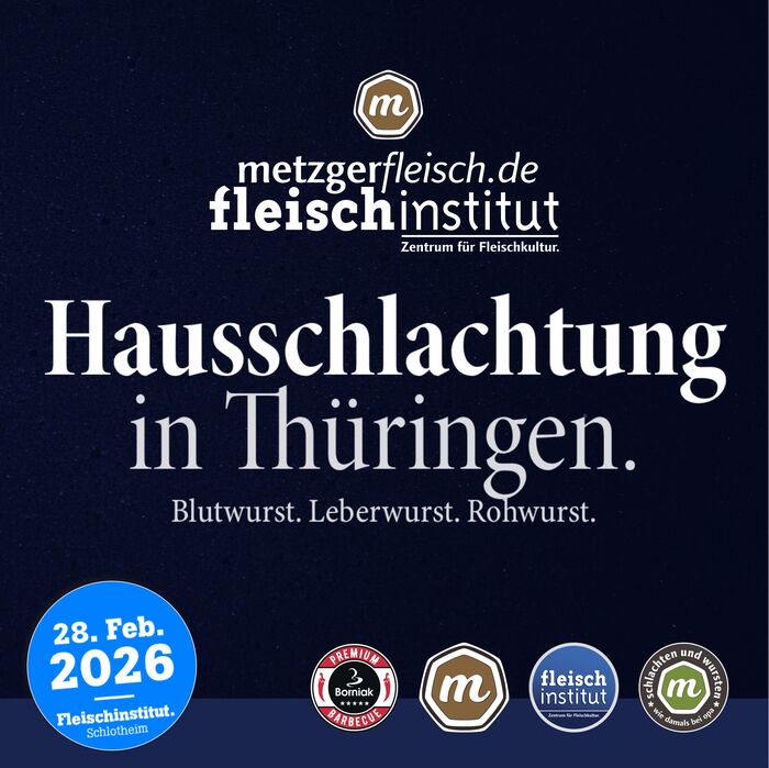 Hausschlachtung in Thüringen | Wurstherstellung für jedermann. Basis-Seminar im Fleischinstitut.